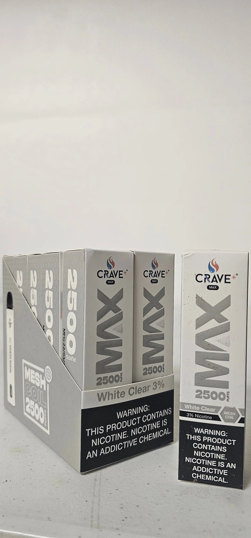 Crave Max Vape - 2500 Puffs Mesh Coil Crave