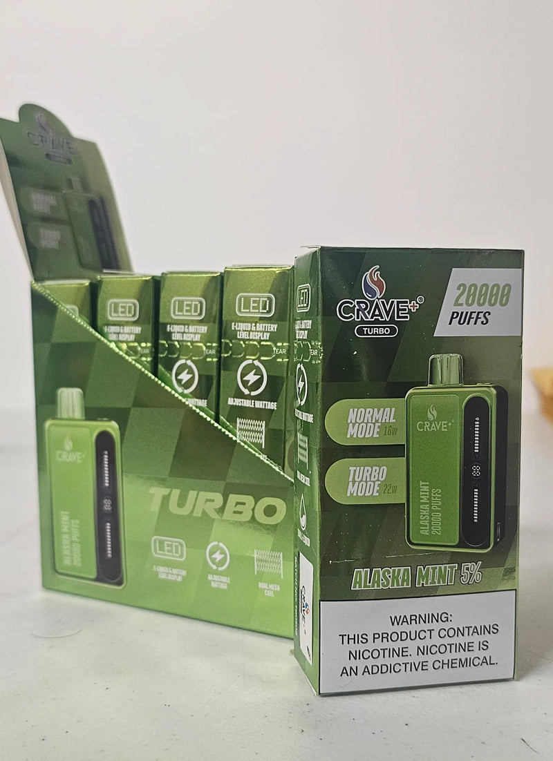 Crave Turbo 20000 Puffs – Turbo Disposable Vape | Online Crave