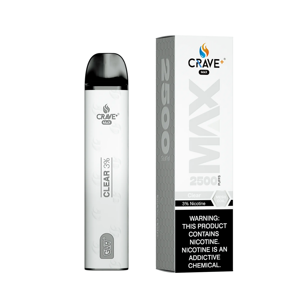 Crave Max 2500 Disposable Vape – 2500 Puffs Mesh Coil | Buy Online