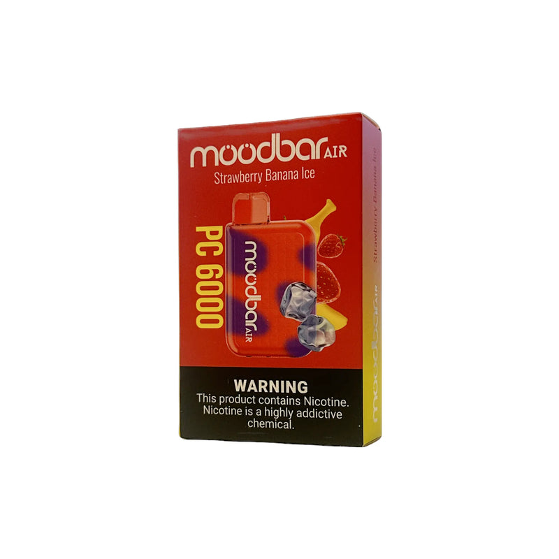 Moodbar Air 6000 Puffs Strawberry Banana Ice 