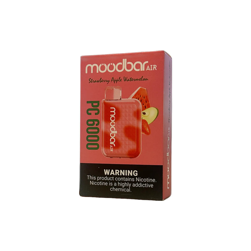 Moodbar Air 6000 Puffs Strawberry Apple Watermelon