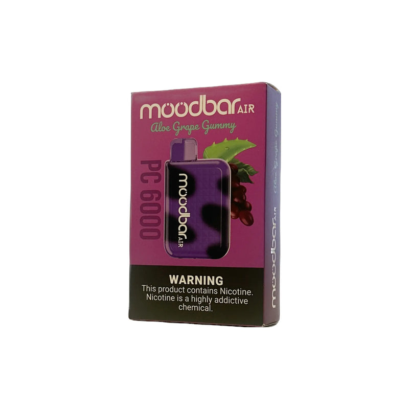 Moodbar Air 6000 Puffs Aloe Grape Gummy