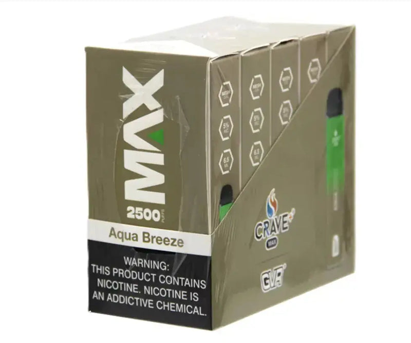 Crave Max Vape - 2500 Puffs Mesh Coil Crave