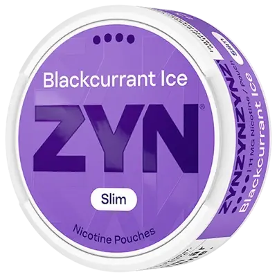 ZYN Nicotine Pouches Zyn,  zyn european pouches, european zyn flavors, zyn european, zyn blackcurrant Ice, blackcurrant ice zyn, zyn european blackcurrant ice slim