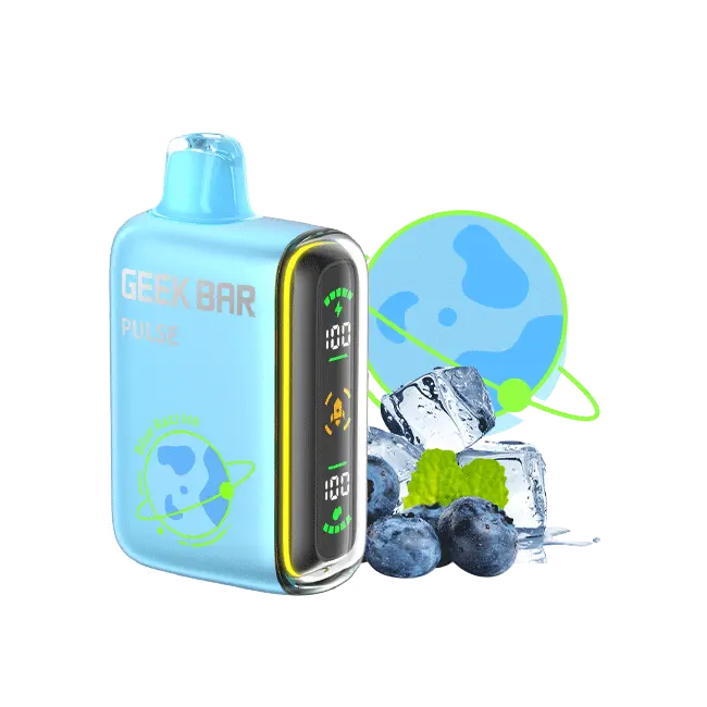 Geek Bar Pulse Blue Razz Ice, blue razz ice geek bar pulse