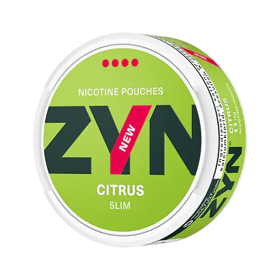ZYN Nicotine Pouches Zyn,  zyn european pouches, european zyn flavors, zyn european, zyn citrus, citrus slim zyn, zyn citrus slim strong, european zyn citrus slim