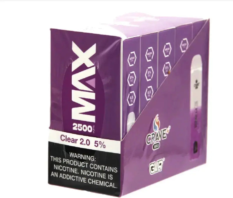 Crave Max Vape - 2500 Puffs Mesh Coil Crave