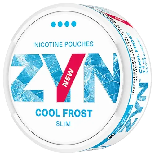 ZYN Nicotine Pouches Zyn,  zyn european pouches, european zyn flavors, zyn european, zyn cool frost slim, cool frost zyn, zyn european cool frost, cool frost european zyn
