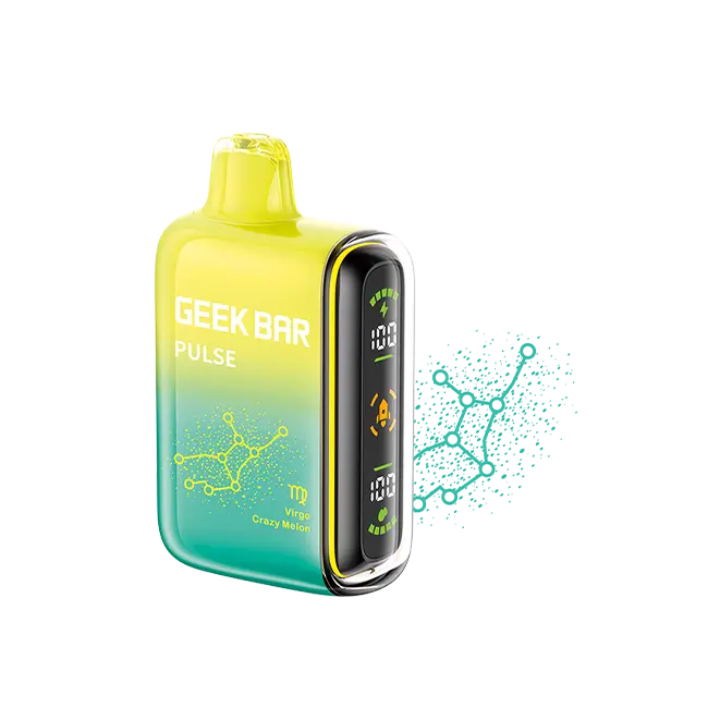 Geek Bar Pulse 15000 Geek Bar, Geek Bar crazy melon, crazy melon geek bar pulse