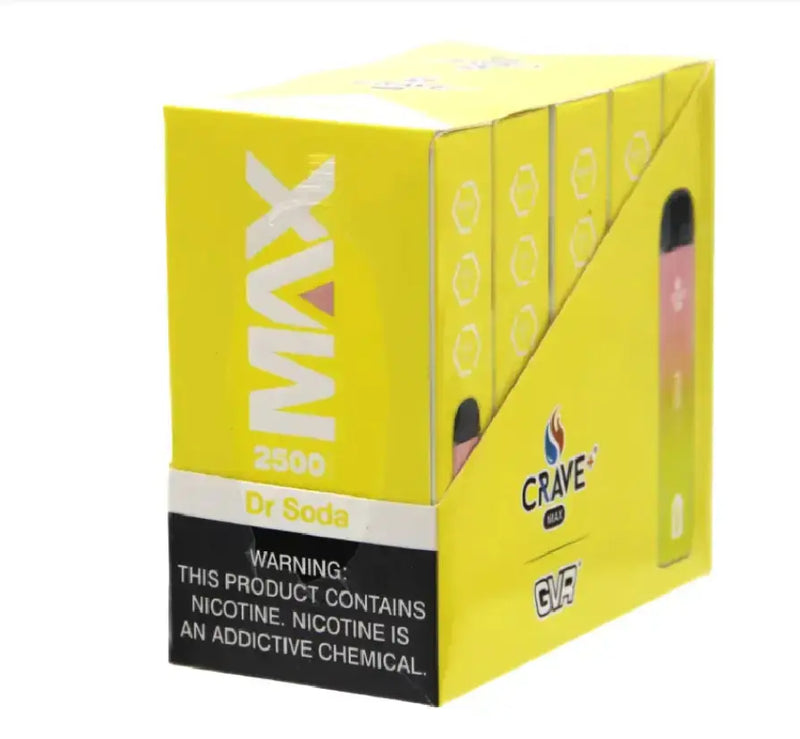 Crave Max Vape - 2500 Puffs Mesh Coil Crave