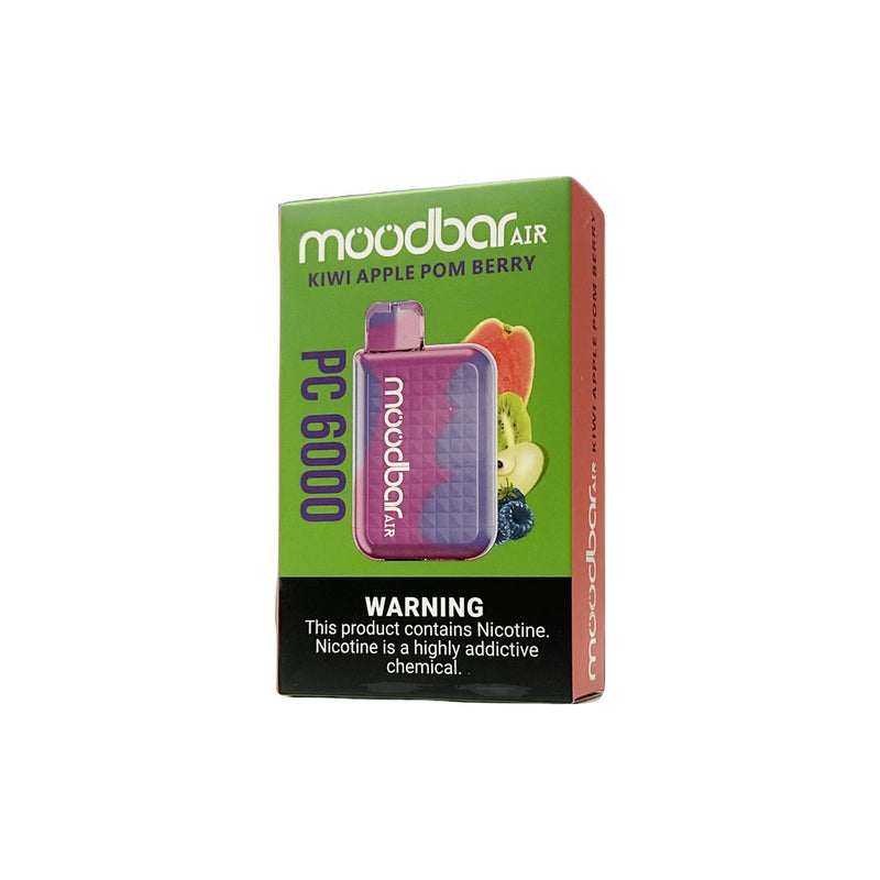 Moodbar Air 6000 Puffs Kiwi Apple Pom Berry