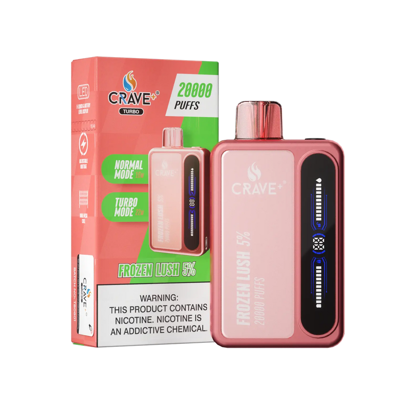 Crave Turbo 20000 - VSZN, Crave Turbo frozen lush