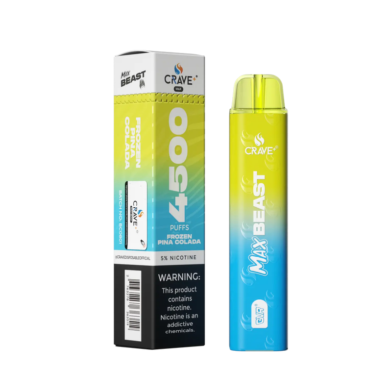 Crave Max Beast 4500 Crave, Crave Max Beast frozen pina colada