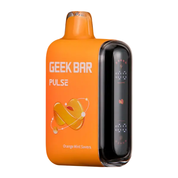 Geek Bar Pulse 15000 Geek Bar, orange mint savers geek bar pulse, geek bar pulse orange mint savers