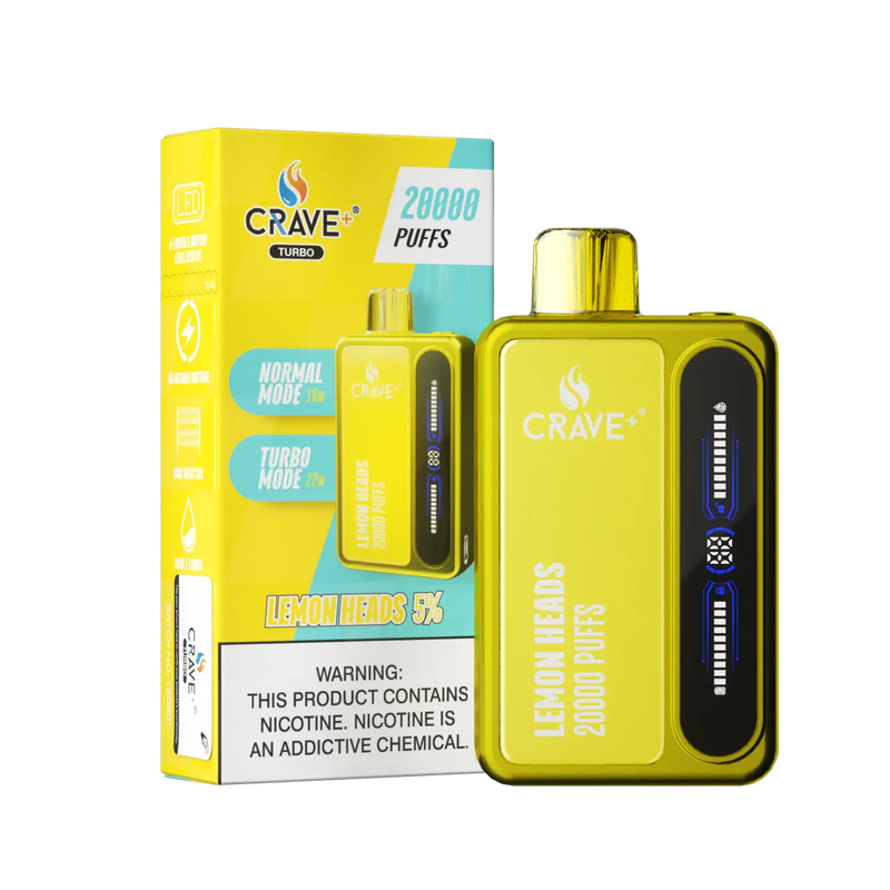 Crave Turbo 20000 Crave, Crave Turbo lemon heads