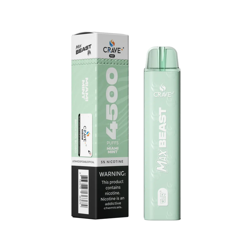 Crave Max Beast 4500 Crave, Crave Max Beast miami mint