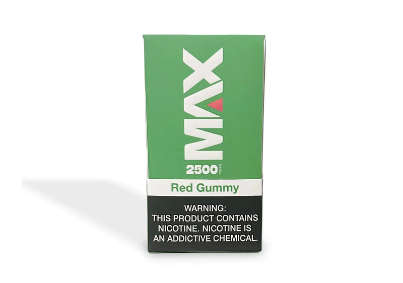 Crave Max Vape - 2500 Puffs Mesh Coil Crave, crave max red gummy, Crave Max Vape red gummy
