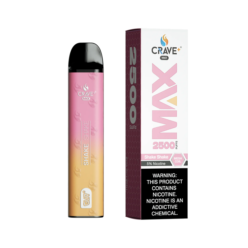Crave Max Vape - 2500 Puffs Mesh Coil Crave, Crave Max Vape shake shake