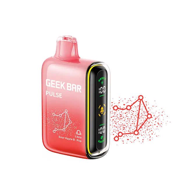 Geek Bar Pulse 15000 - VSZN, Geek Bar sour apple b pop, sour apple b pop geek bar pulse