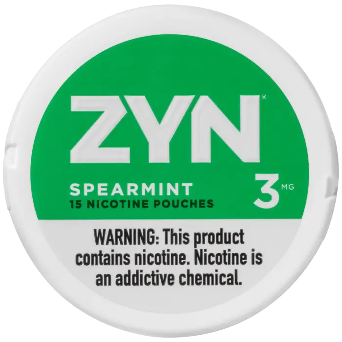 ZYN Nicotine Pouches Zyn, zyn spearmint 3mg, spearmint 3mg zyn