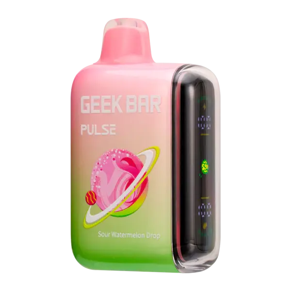 Geek Bar Pulse 15000 Geek Bar, Geek Bar sour watermelon drop, sour watermelon drop geek bar pulse